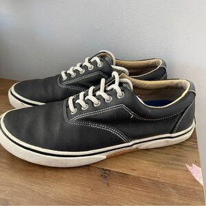 Sperry Black leather Men's Sneakers